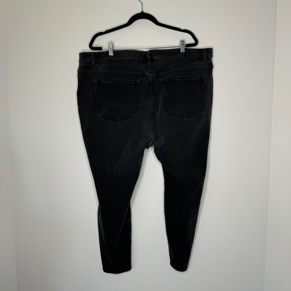 Lane Bryant Grey Distressed Skinny Jeans 26 - Picture 2 of 9